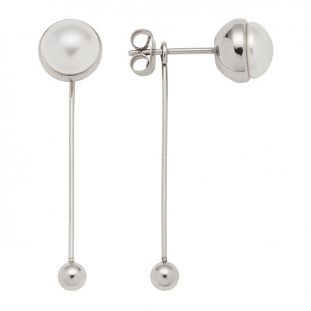 Kolczyki magnetyczne z małymi perłami 3503
